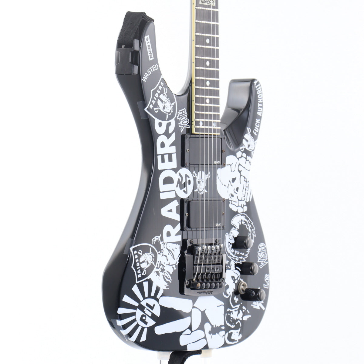 [SN 13030289] USED ESP / Jeff Hanneman Signature Model Black on decal [11]