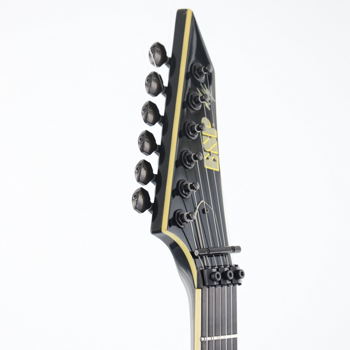 [SN 13030289] USED ESP / Jeff Hanneman Signature Model Black on decal [11]
