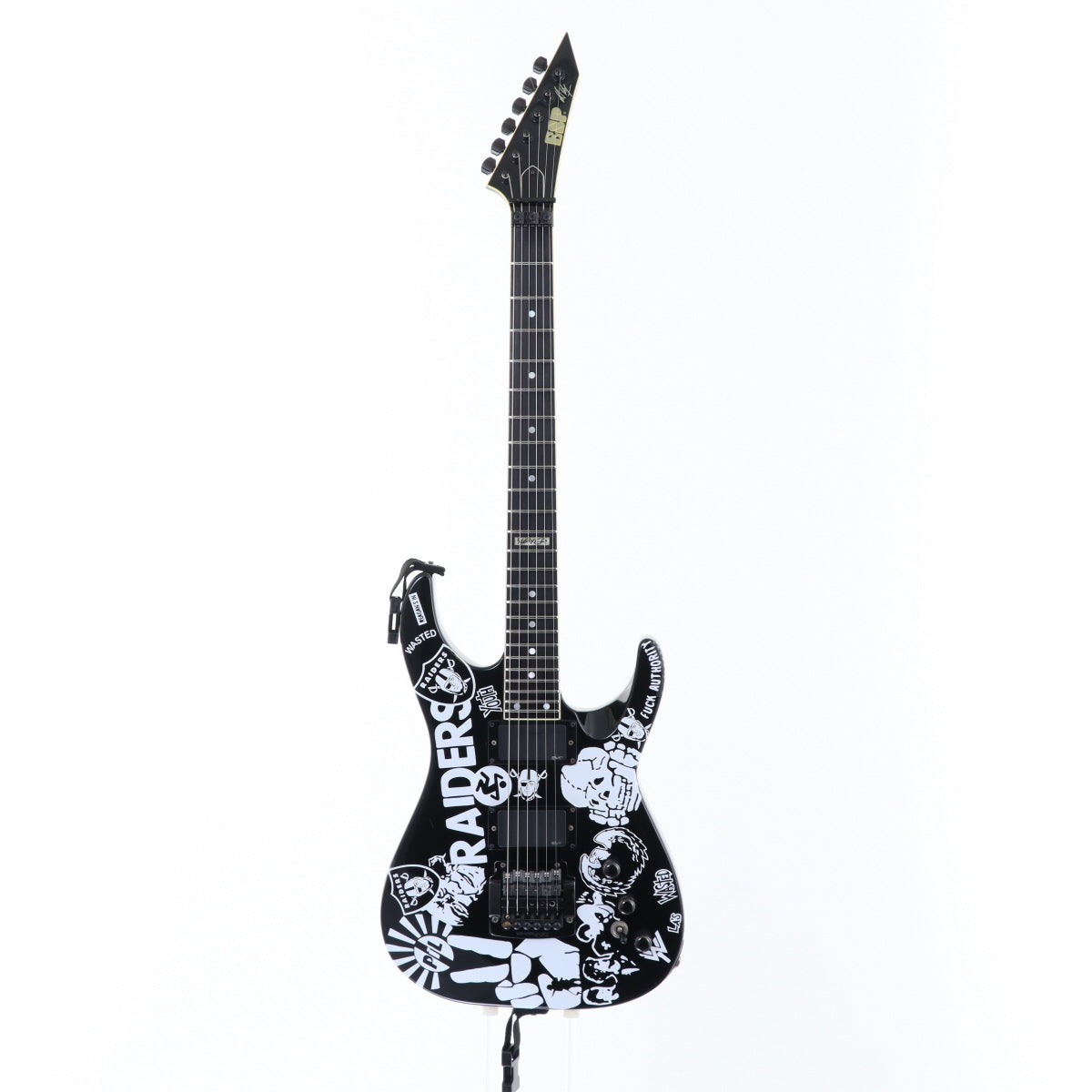 [SN 13030289] USED ESP / Jeff Hanneman Signature Model Black on decal [11]