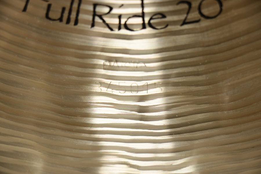 USED PAISTE / SIGNATURE 20 FULL RIDE 20" paiste ride cymbal [10]