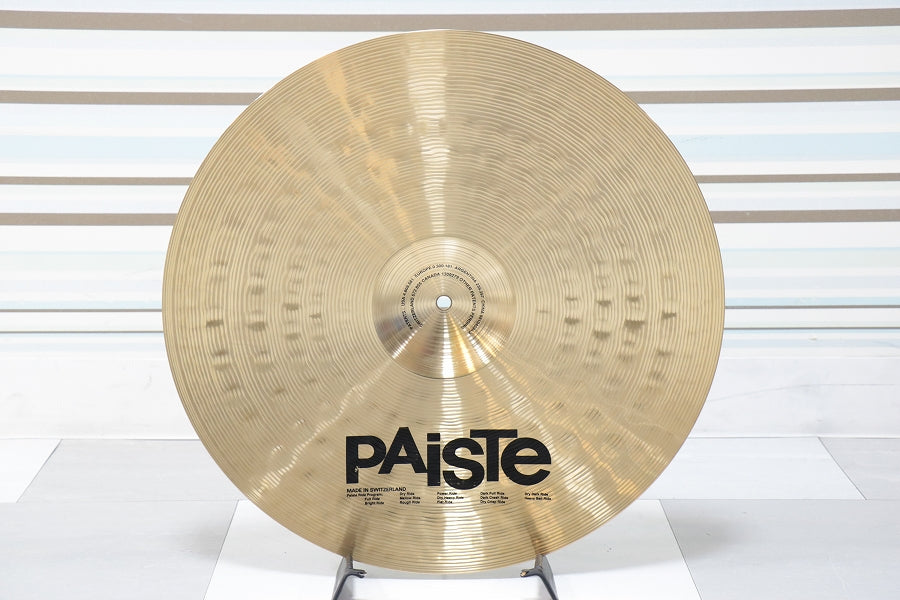 USED PAISTE / SIGNATURE 20 FULL RIDE 20" paiste ride cymbal [10]