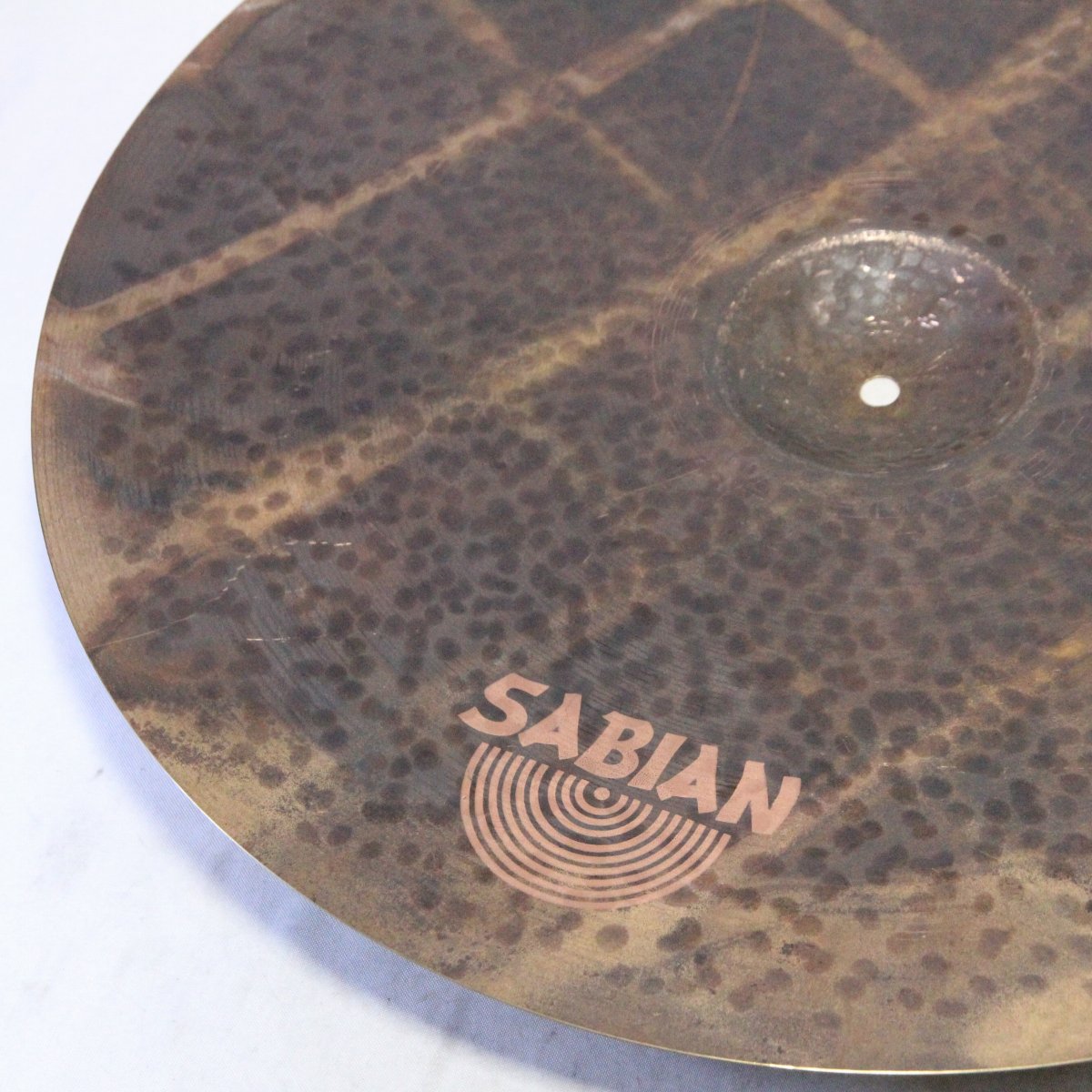 USED SABIAN / HH-22NOV BIG and UGLY NOVA 3Rivets 22" 2312g Sabian Ride Cymbal [08]
