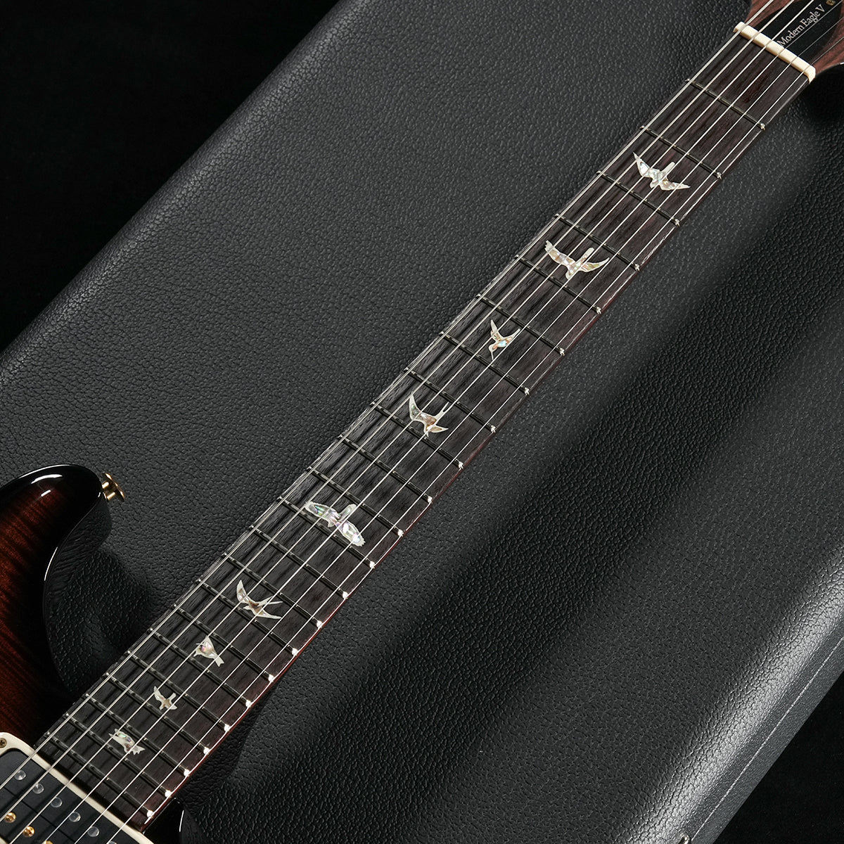 [SN 24 0395186] USED Paul Reed Smith / 2024 Modern Eagle V - 10Top Black Gold Wraparound Burst Pattern Neck [05]