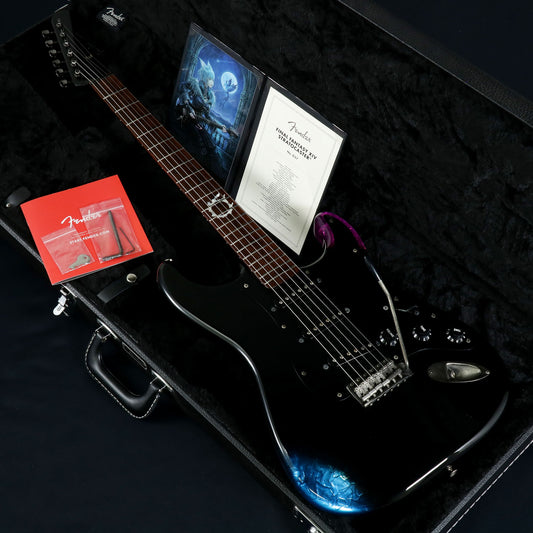 [SN JD21100062] USED Fender / FINAL FANTASY XIV Stratocaster Black [3.82kg / made in 2021] Fender FINAL FANTASY [08]