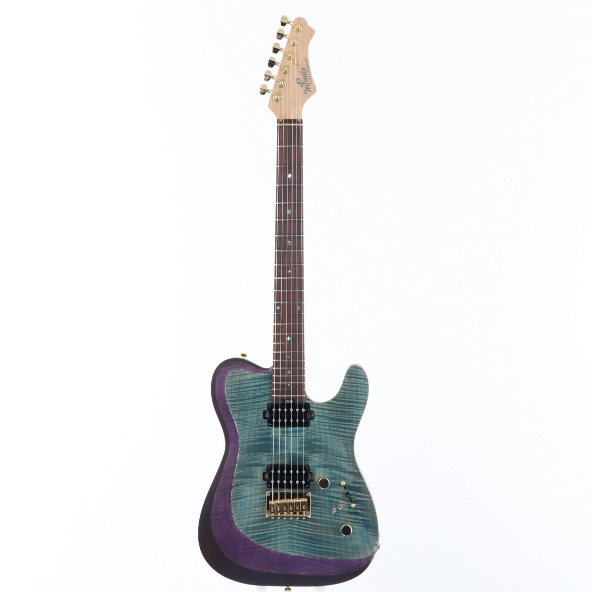 [SN 1490] USED infinite / Trad T Lami See-through Blue&amp;Purple Divided [11]