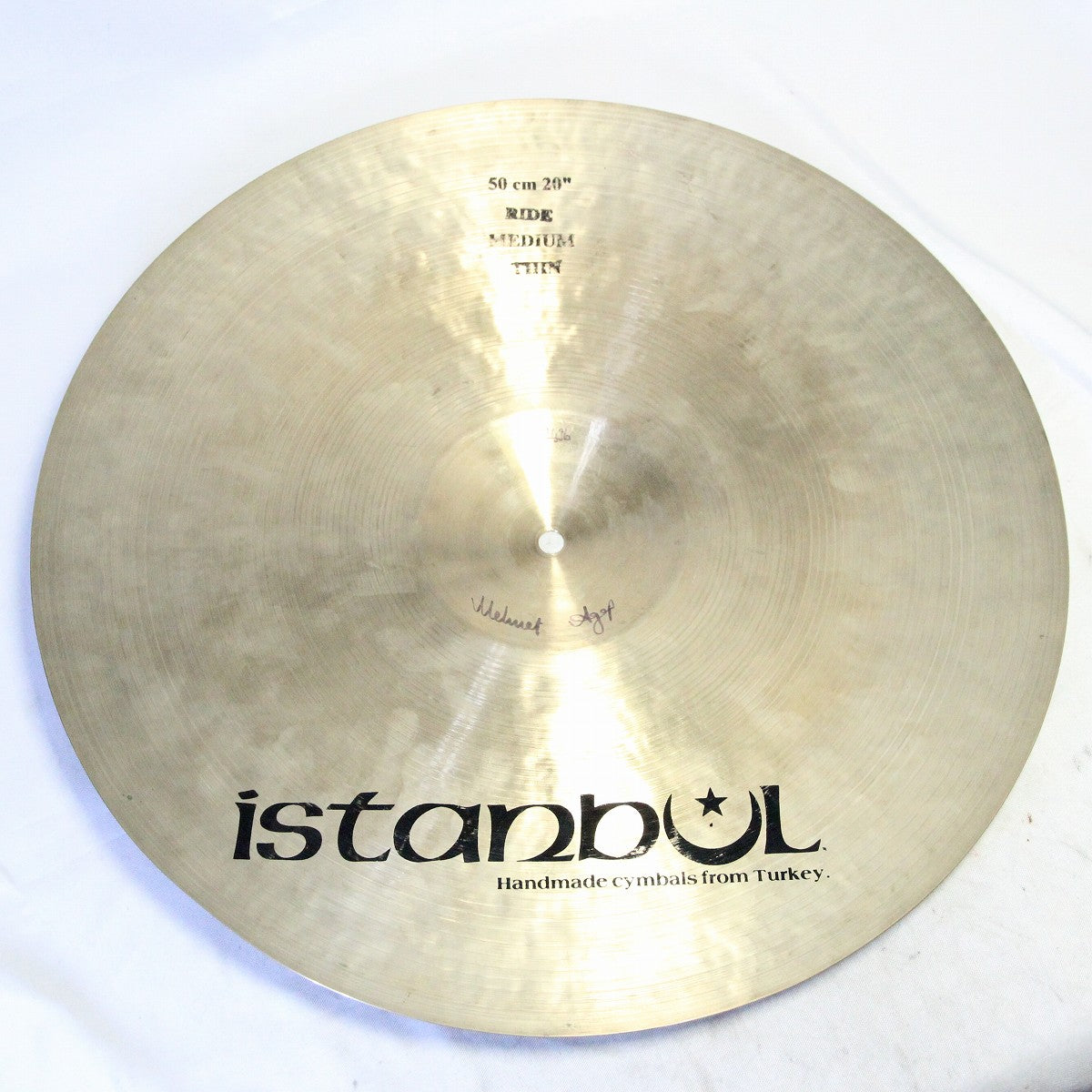 USED ISTANBUL / Medium Thin RIDE 20inch 2436g Istanbul Pre-Branch Ride Cymbal [08]