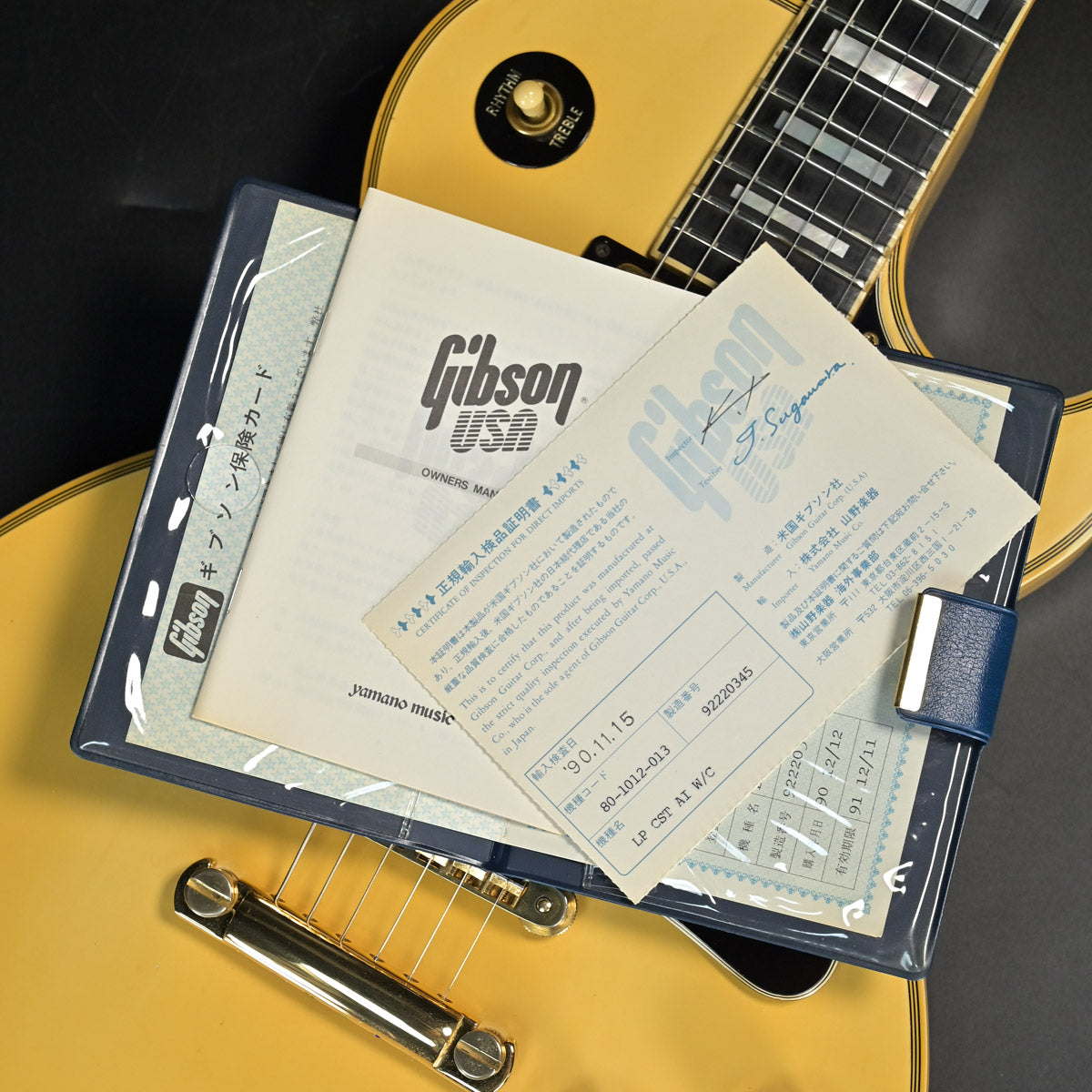 [SN 92220345] USED Gibson Custom / Custom Shop Edition Les Paul Custom Antique Ivory 1990 [10]