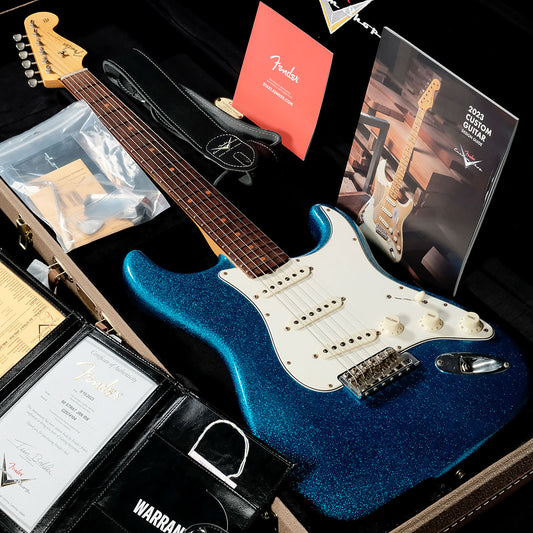 [SN Q57104] USED Fender Custom Shop / Limited 1960 Stratocaster Journeyman Relic Aged Blue Sparkle 2023 [05]