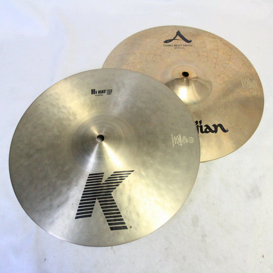 USED ZILDJIAN / K&amp;A 13inch HIHAT PAIR 816/1452g [08]