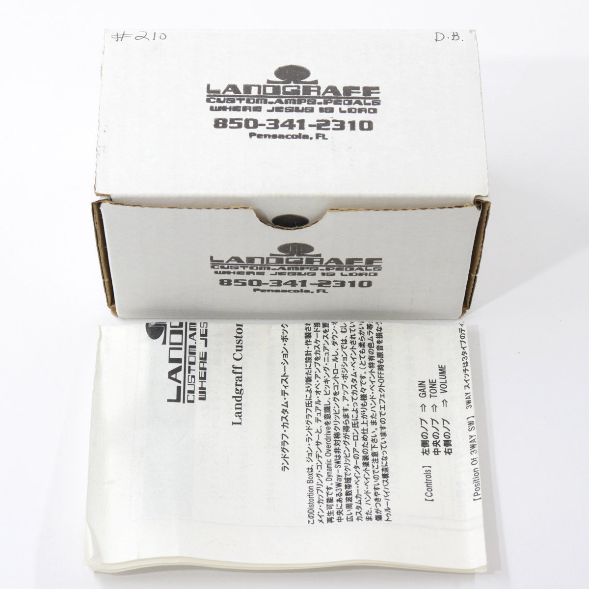 [SN 210] USED LANDGRAFF / Distortion Box [08]