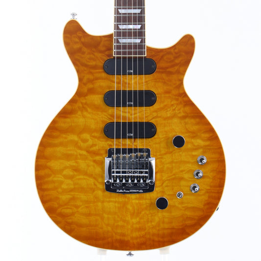 [SN 20190315] USED Kz Guitar Works / Kz ONE Semi-Hollow Kahler Lemon Yellow [12]