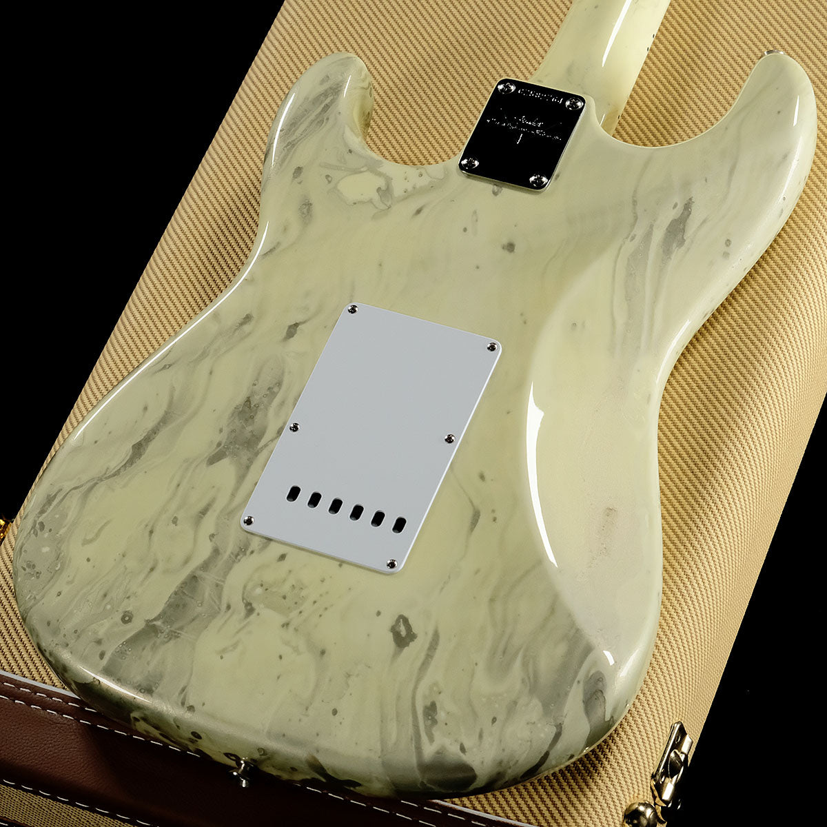 [SN CZ582764] USED Fender Custom Shop / Cocktail Stratocaster White Silver Hydro Dip With Trans Yellow by Dennis Galuszka [05]