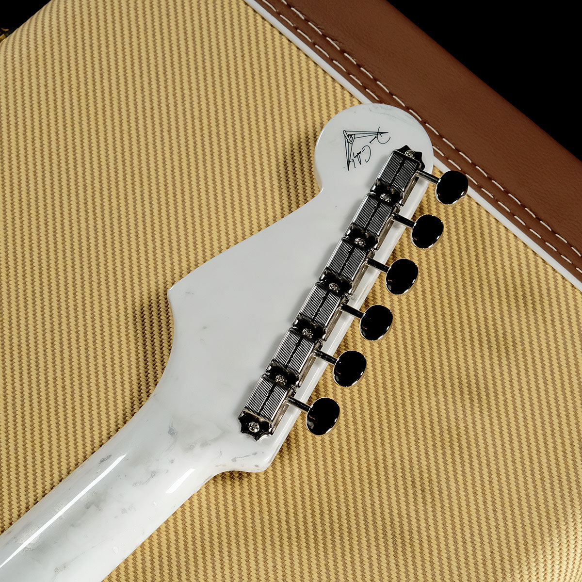 [SN CZ582764] USED Fender Custom Shop / Cocktail Stratocaster White Silver Hydro Dip With Trans Yellow by Dennis Galuszka [05]