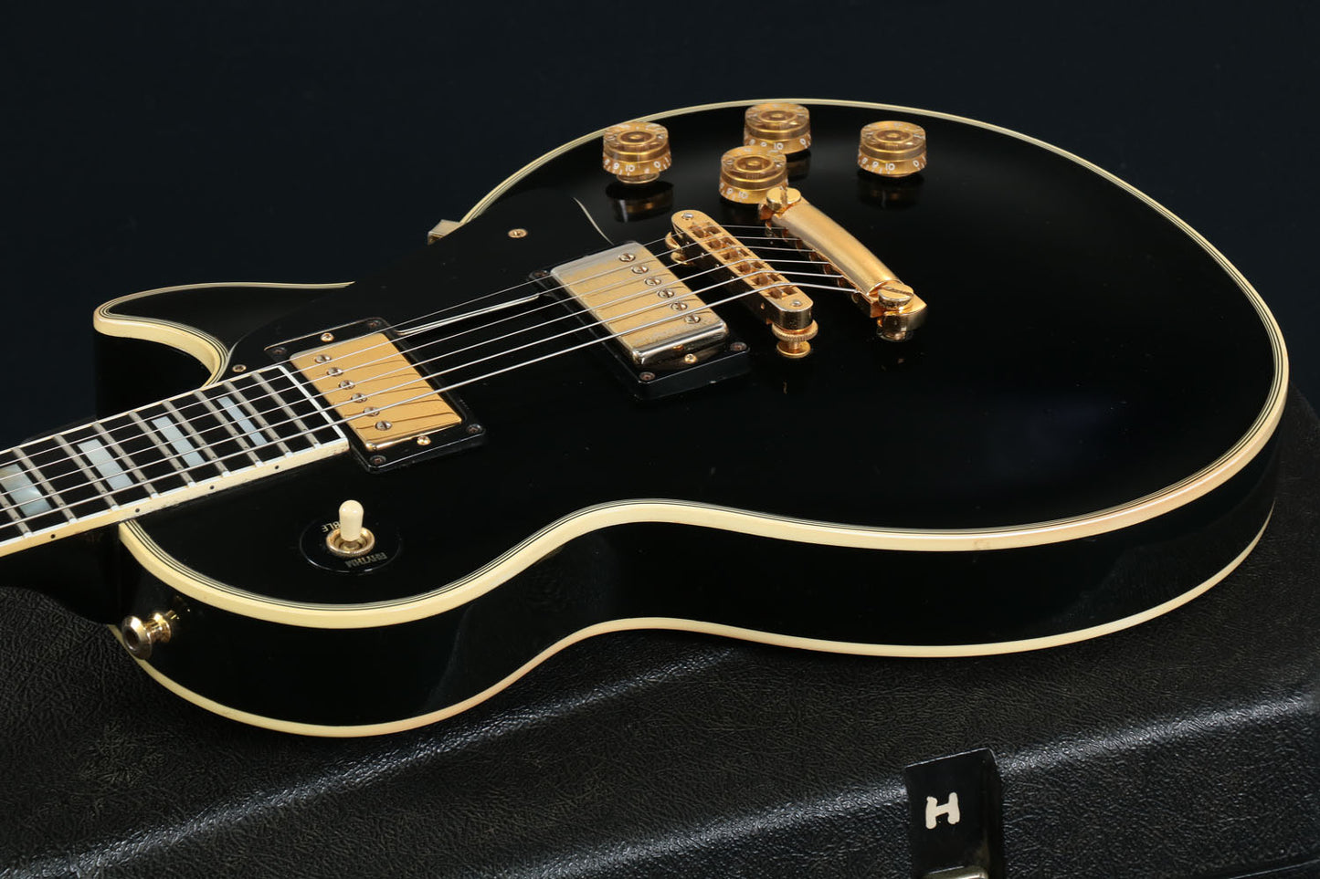 [SN 80767553] USED Gibson USA / Les Paul Custom Ebony [1987/4.50kg] Gibson Les Paul Custom Electric Guitar [08]