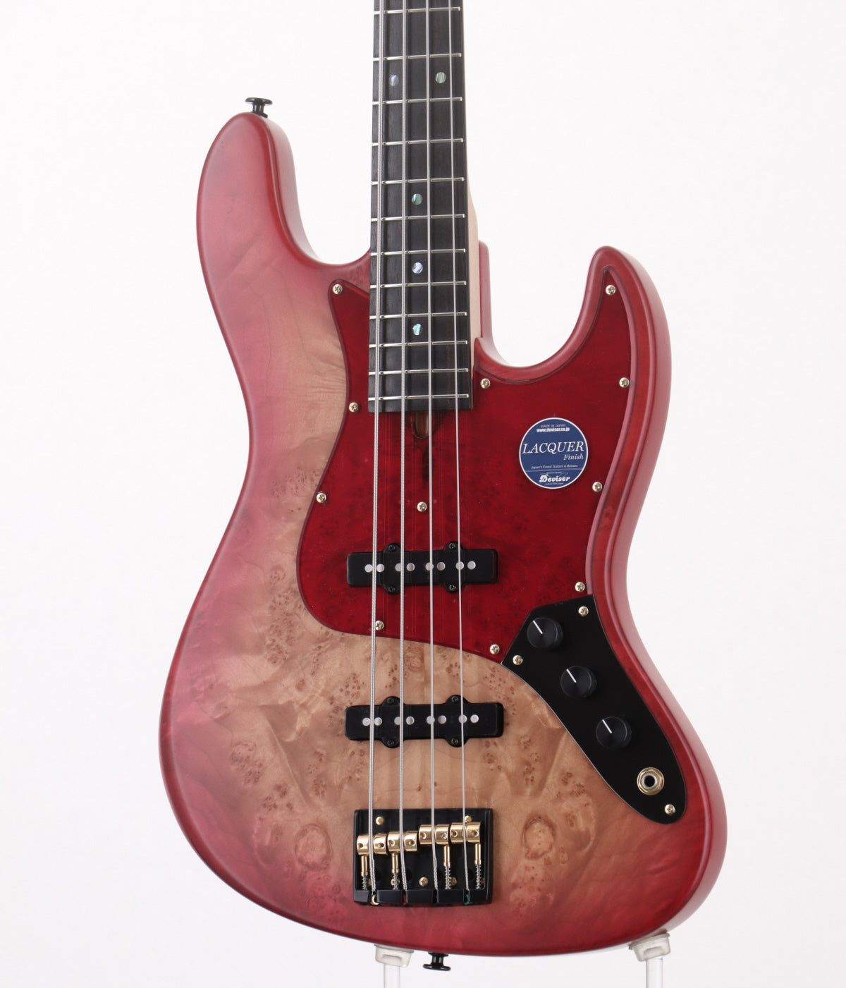 [SN 138774] USED Bacchus / Woodline DX4-EWC/BM RED-BS [4.33kg] Bacchus 4-string bass, burl maple [08]