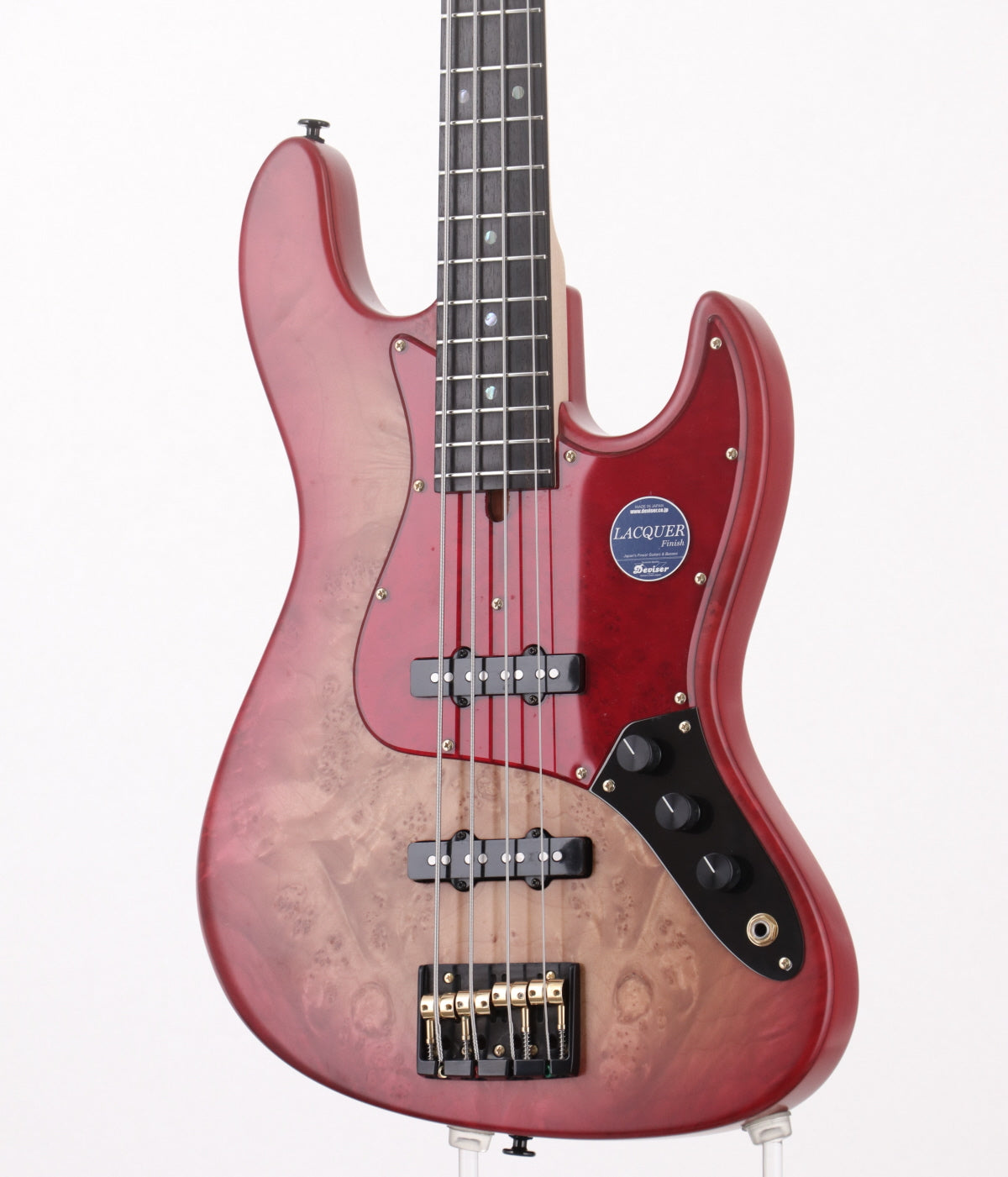 [SN 138774] USED Bacchus / Woodline DX4-EWC/BM RED-BS [4.33kg] Bacchus 4-string bass, burl maple [08]