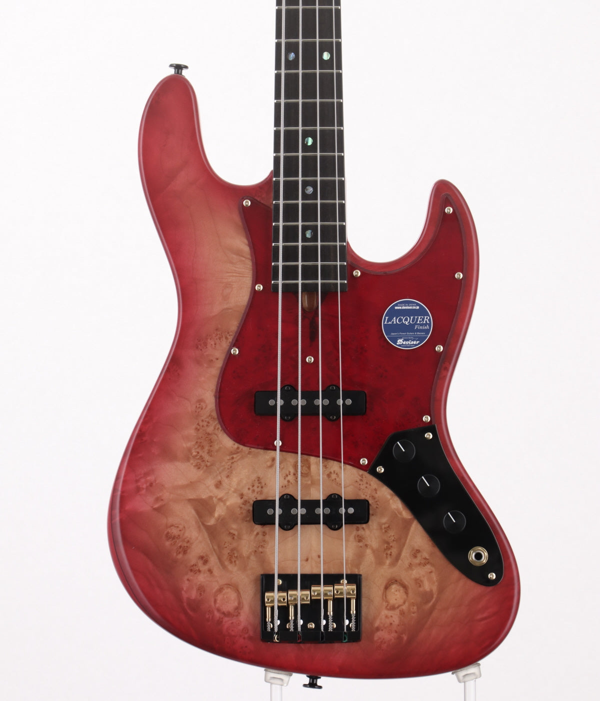 [SN 138774] USED Bacchus / Woodline DX4-EWC/BM RED-BS [4.33kg] Bacchus 4-string bass, burl maple [08]