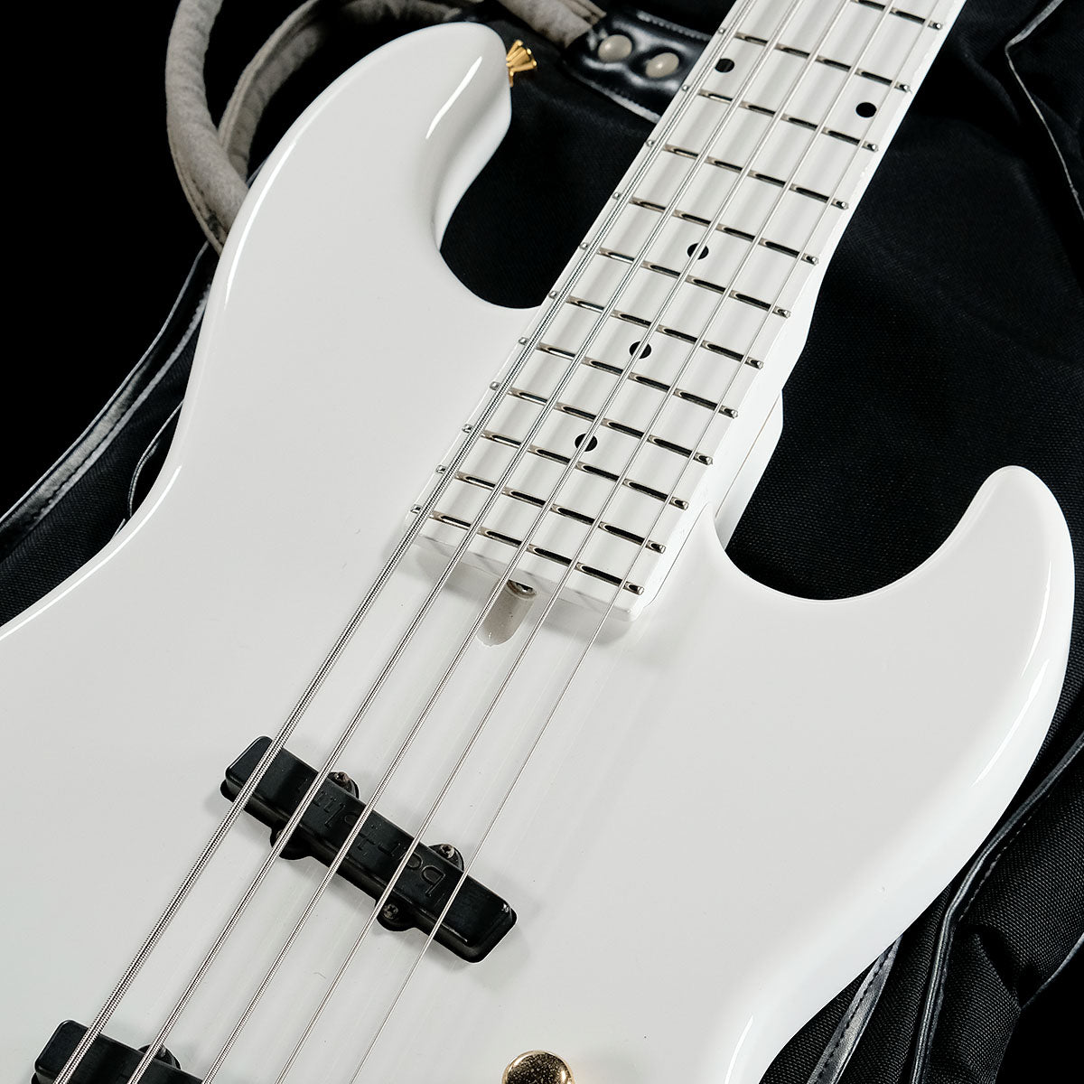 [SN LG] USED Moon / JJ-5 Larry Graham Signature Model Snow White [05]