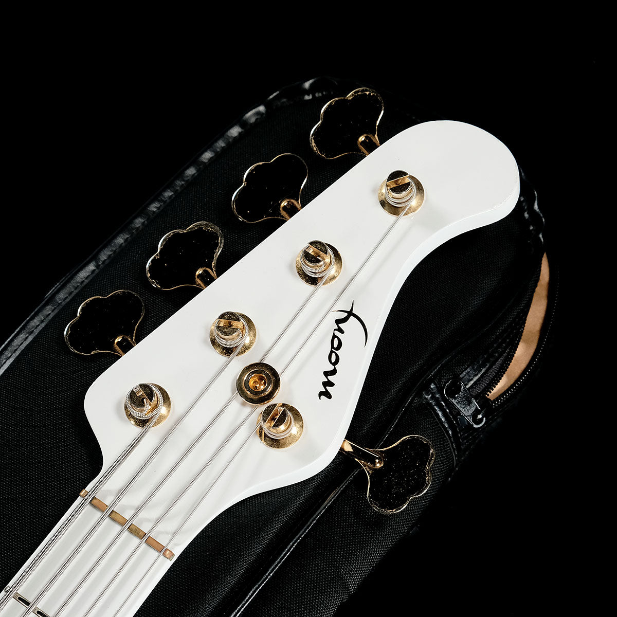 [SN LG] USED Moon / JJ-5 Larry Graham Signature Model Snow White [05]
