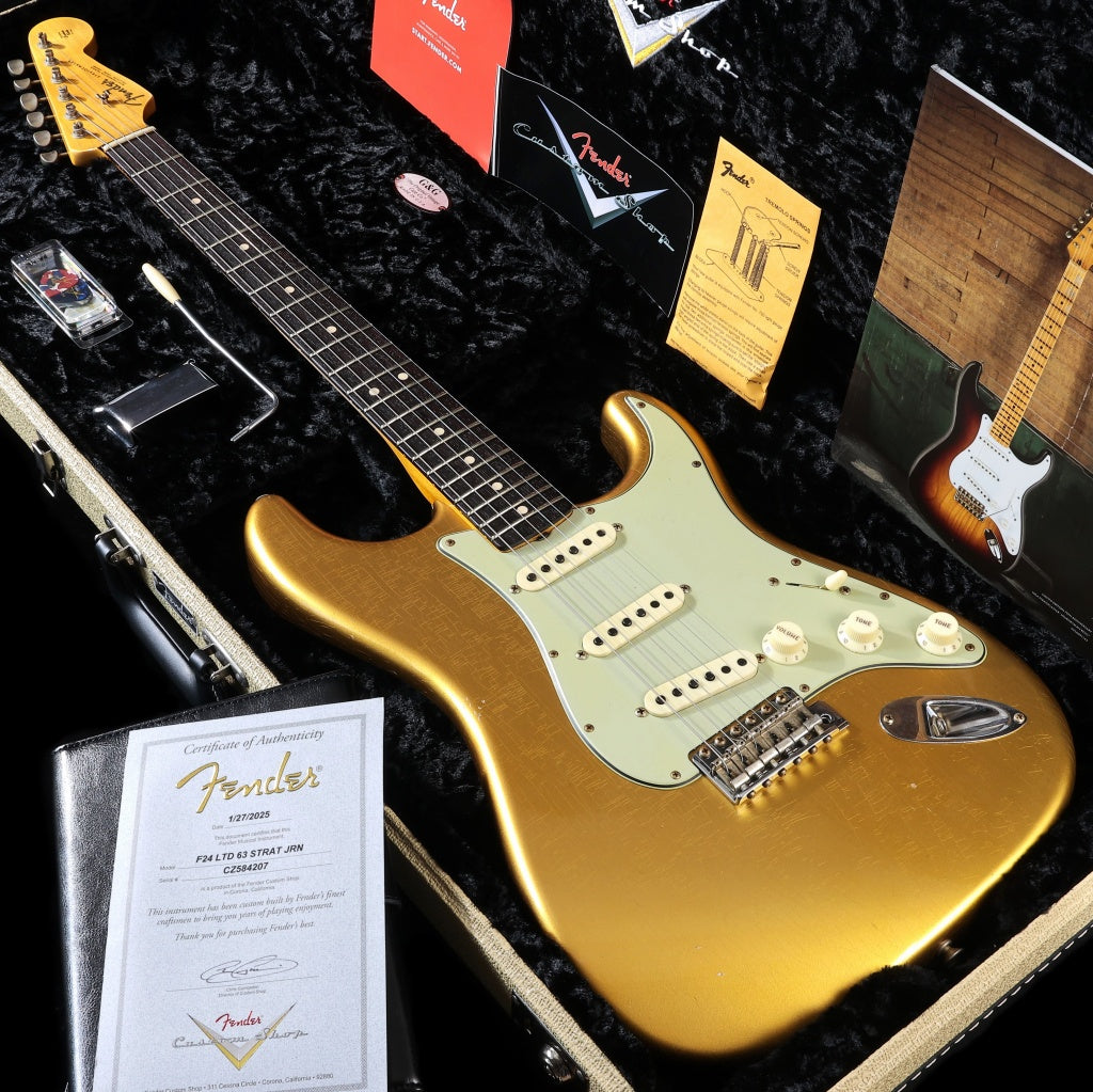 [SN CZ584207] USED Fender Custom Shop / Limited Edition 1963 Stratocaster Journeyman Relic Aged Aztec Gold [03]