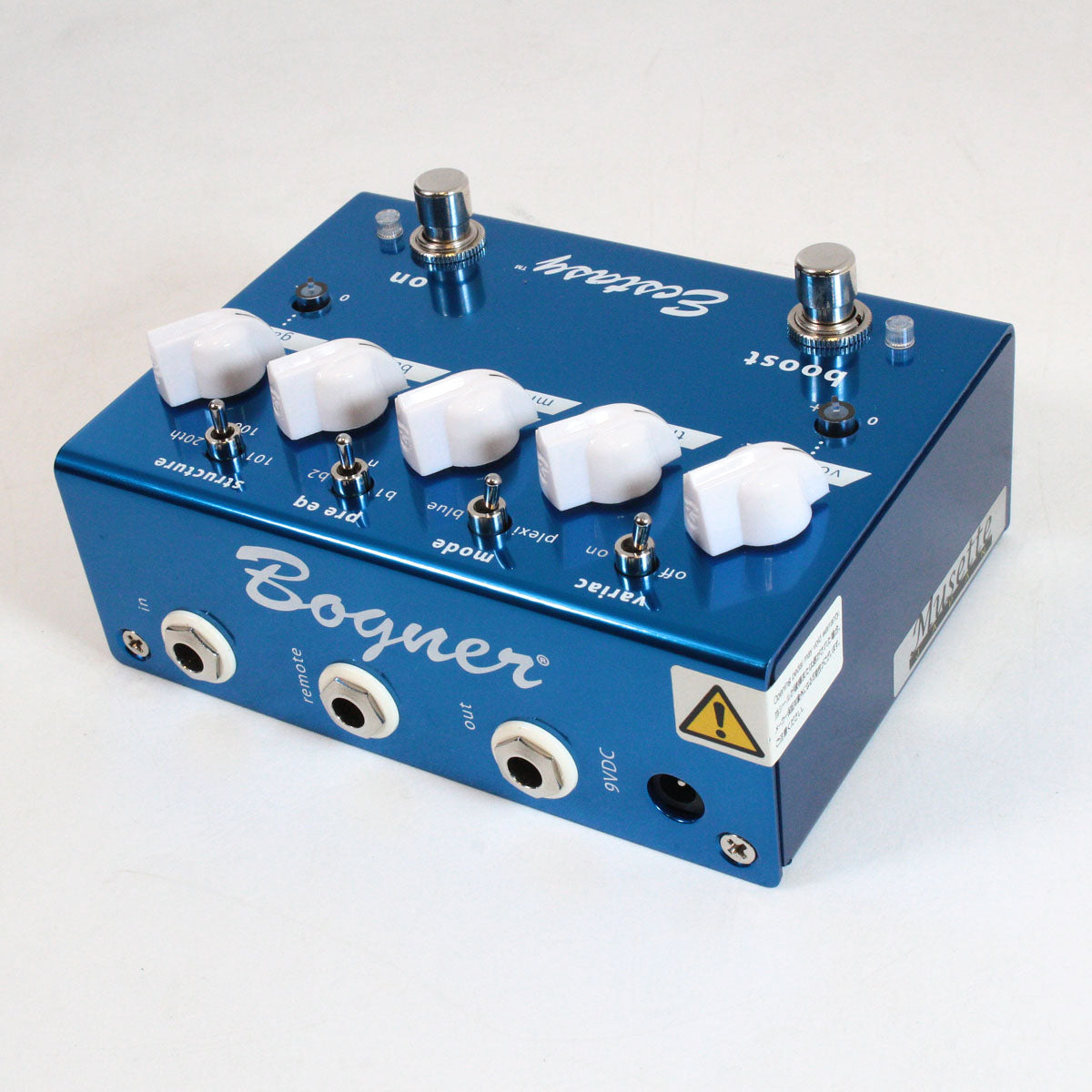 [SN 1062] USED BOGNER / Ecstasy Blue Pedal [05]