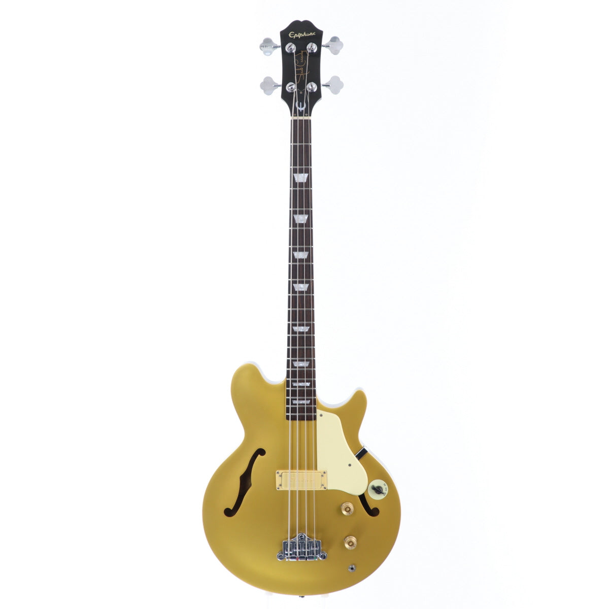USED Epiphone / Jack Casady Bass Metallic Gold [11]