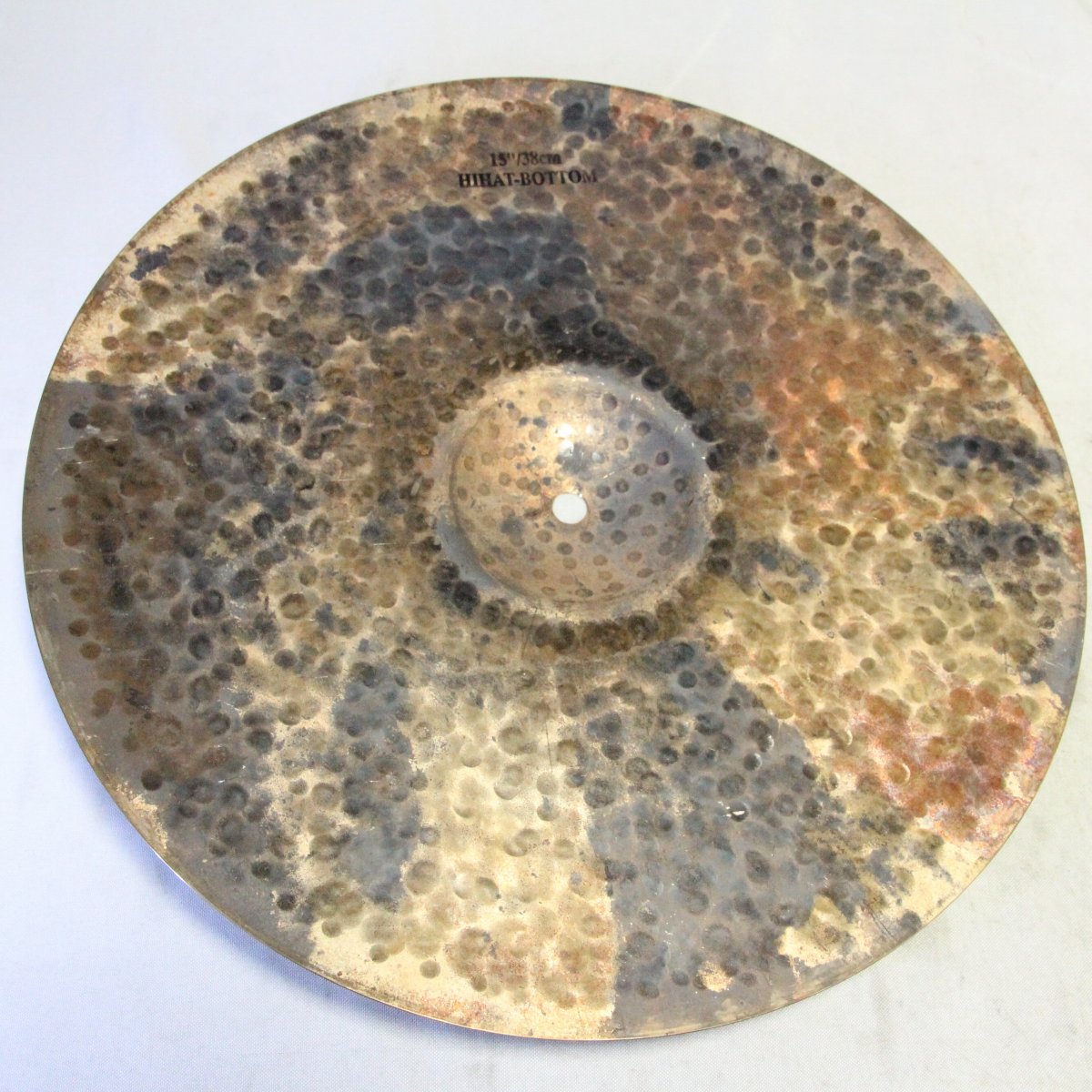USED TURKISH / KURAK 15inch HiHat 1286/1498g Hi-Hat Cymbal [08]