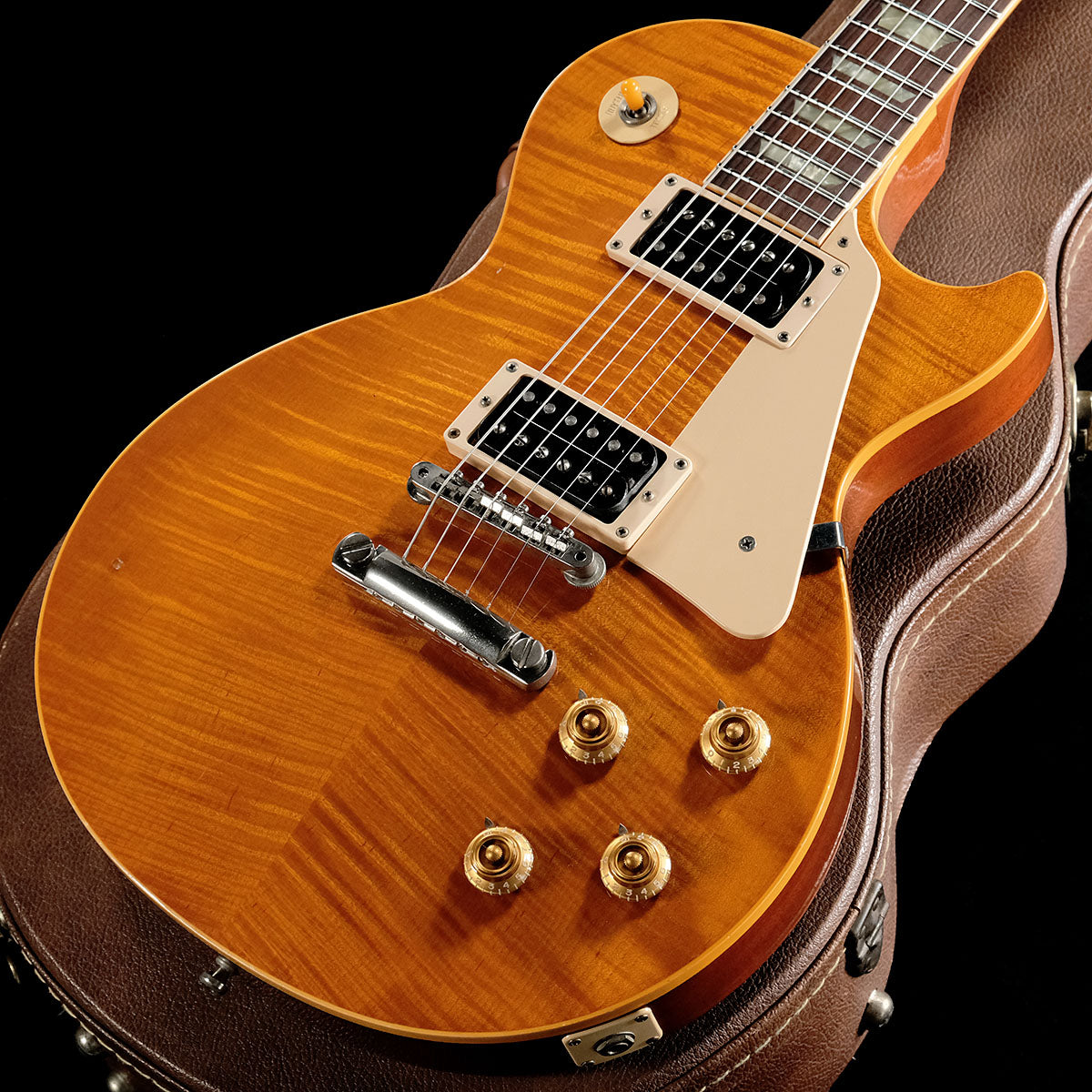 [SN 5 0464] USED Gibson USA / Les Paul Classic Premium Plus Trans Amber 1995 [05]