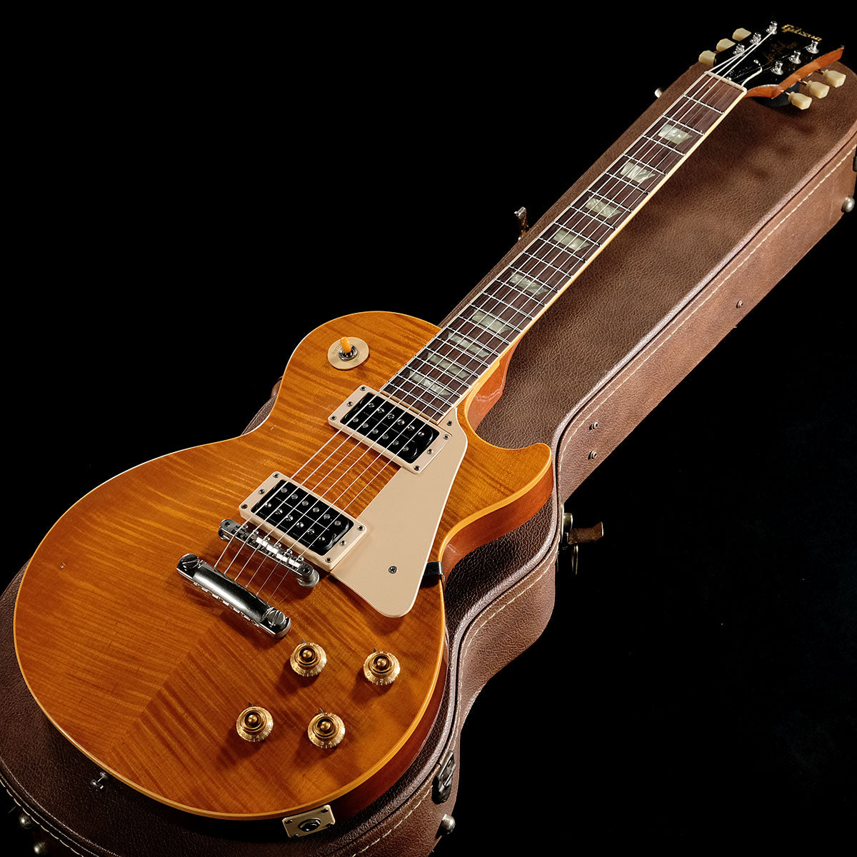 [SN 5 0464] USED Gibson USA / Les Paul Classic Premium Plus Trans Amber 1995 [05]