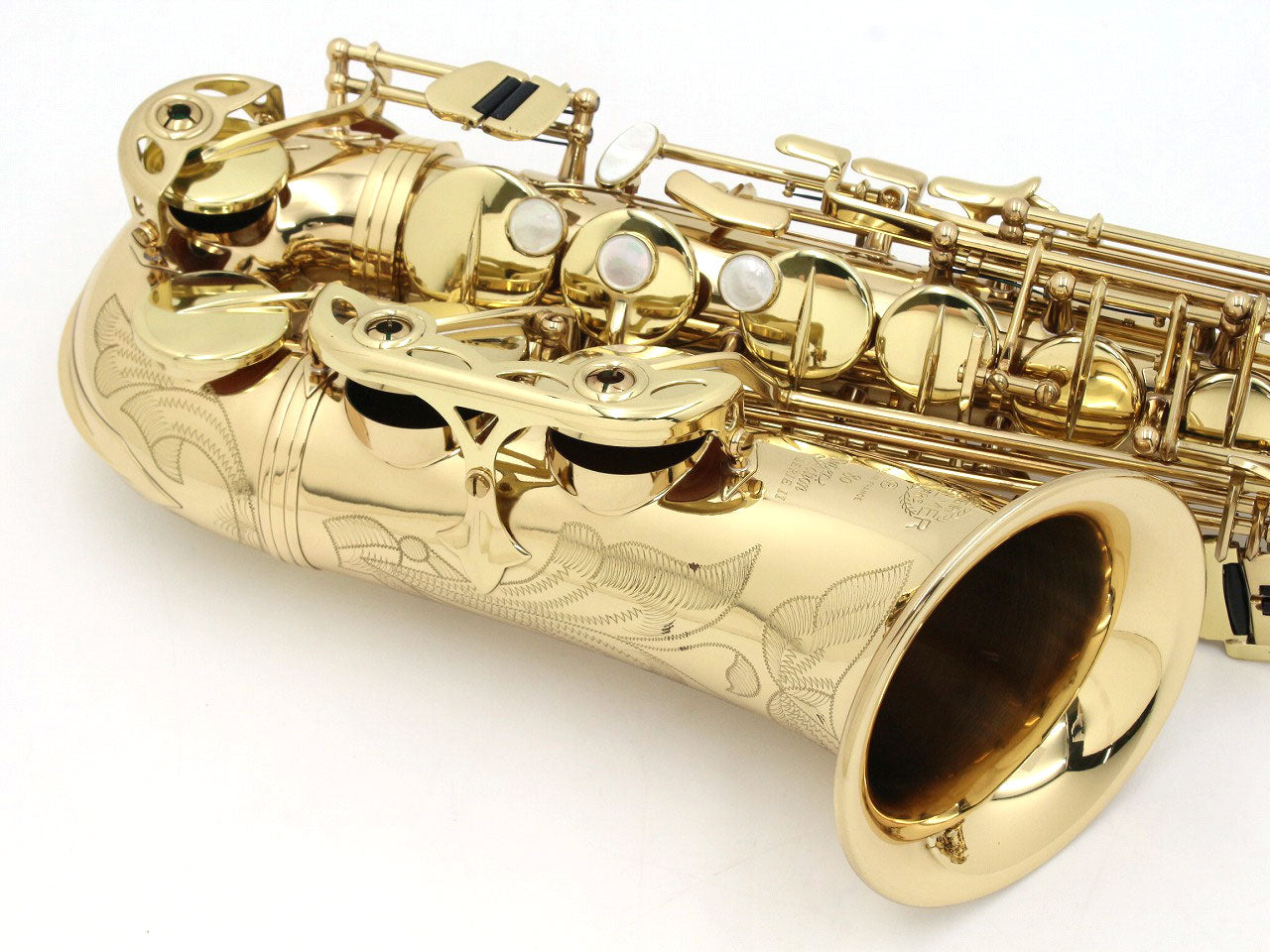 [SN 550198] USED SELMER / AS SA80II W/E GL lacquer with engraving [11]