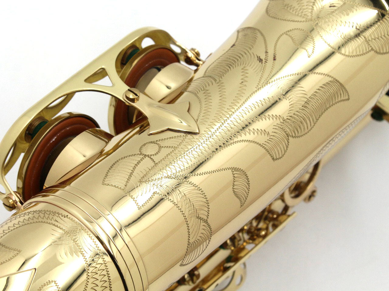 [SN 550198] USED SELMER / AS SA80II W/E GL lacquer with engraving [11]