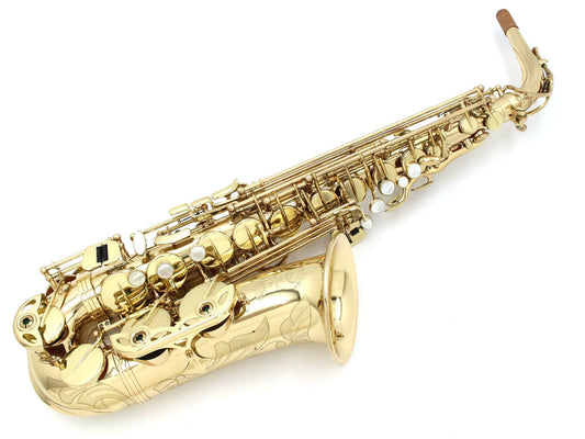 [SN 550198] USED SELMER / AS SA80II W/E GL lacquer with engraving [11]