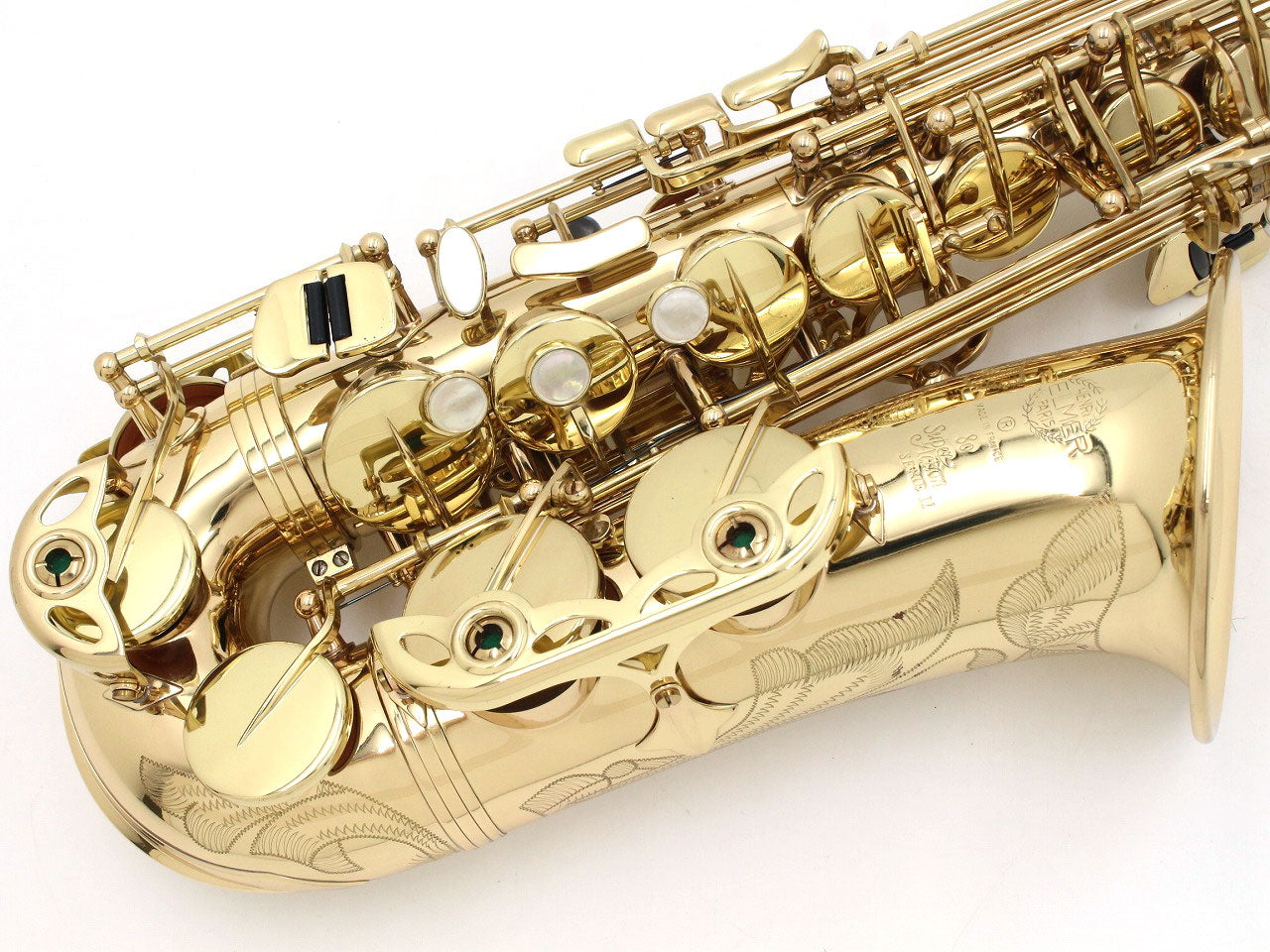 [SN 550198] USED SELMER / AS SA80II W/E GL lacquer with engraving [11]