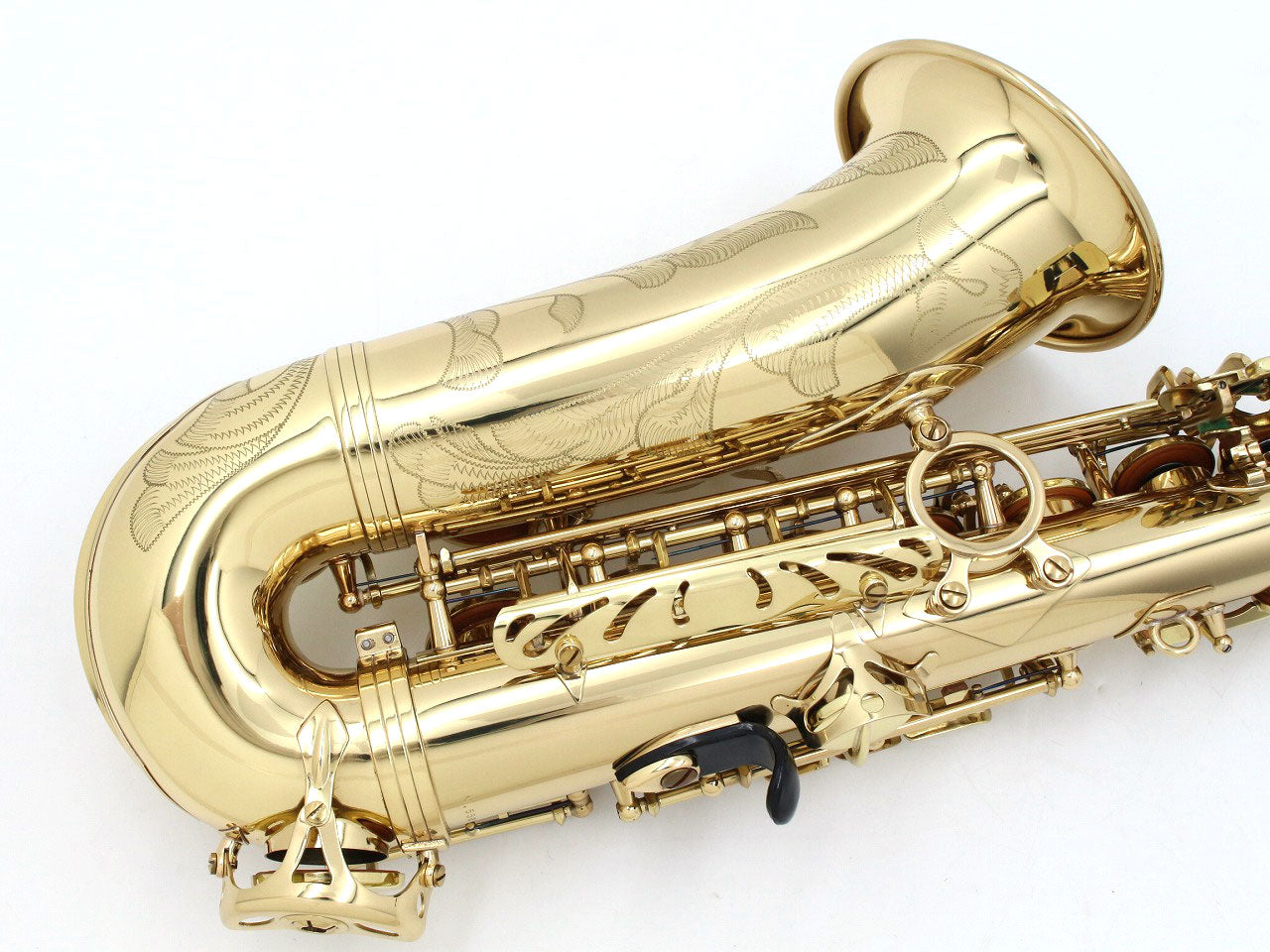 [SN 550198] USED SELMER / AS SA80II W/E GL lacquer with engraving [11]