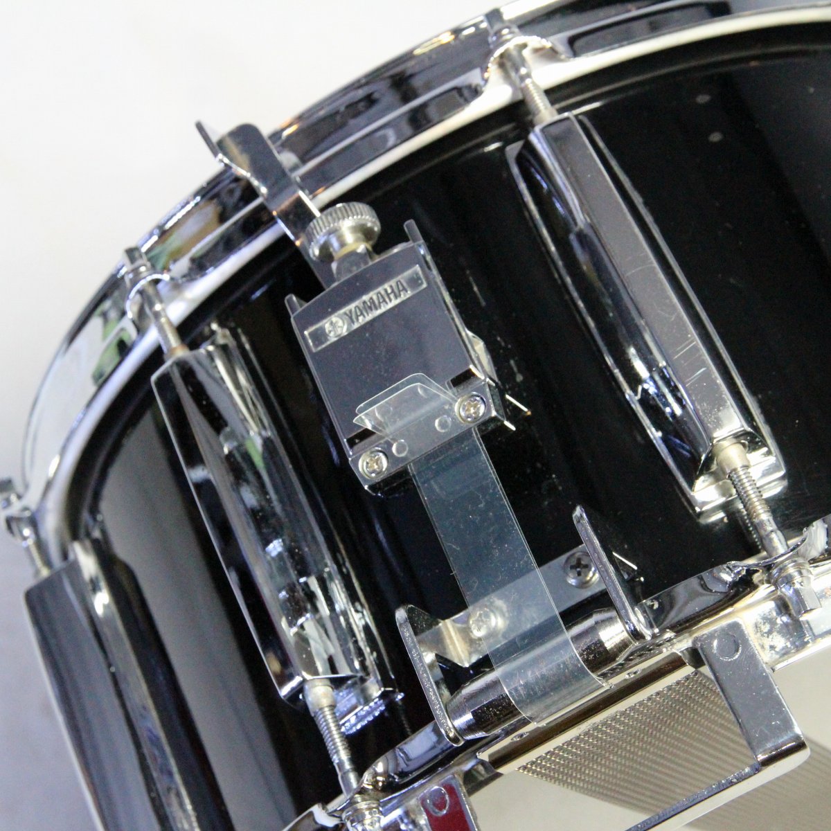 USED YAMAHA / SD-970RG YD-9000RD Snare 14×7 SOLID BLACK Yamaha Snare Drum [08]