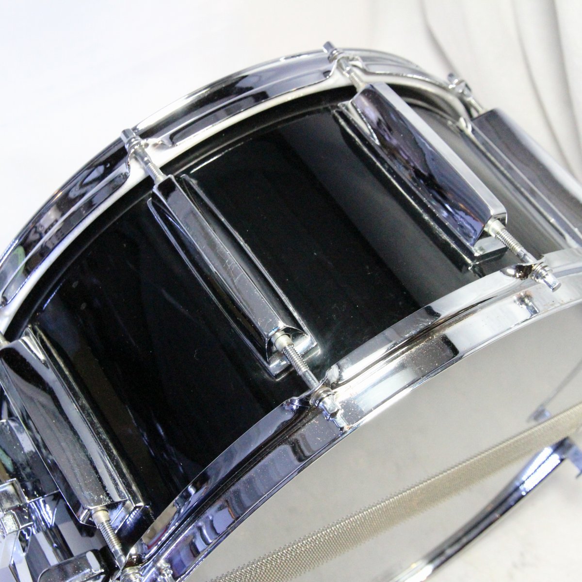 USED YAMAHA / SD-970RG YD-9000RD Snare 14×7 SOLID BLACK Yamaha Snare Drum [08]