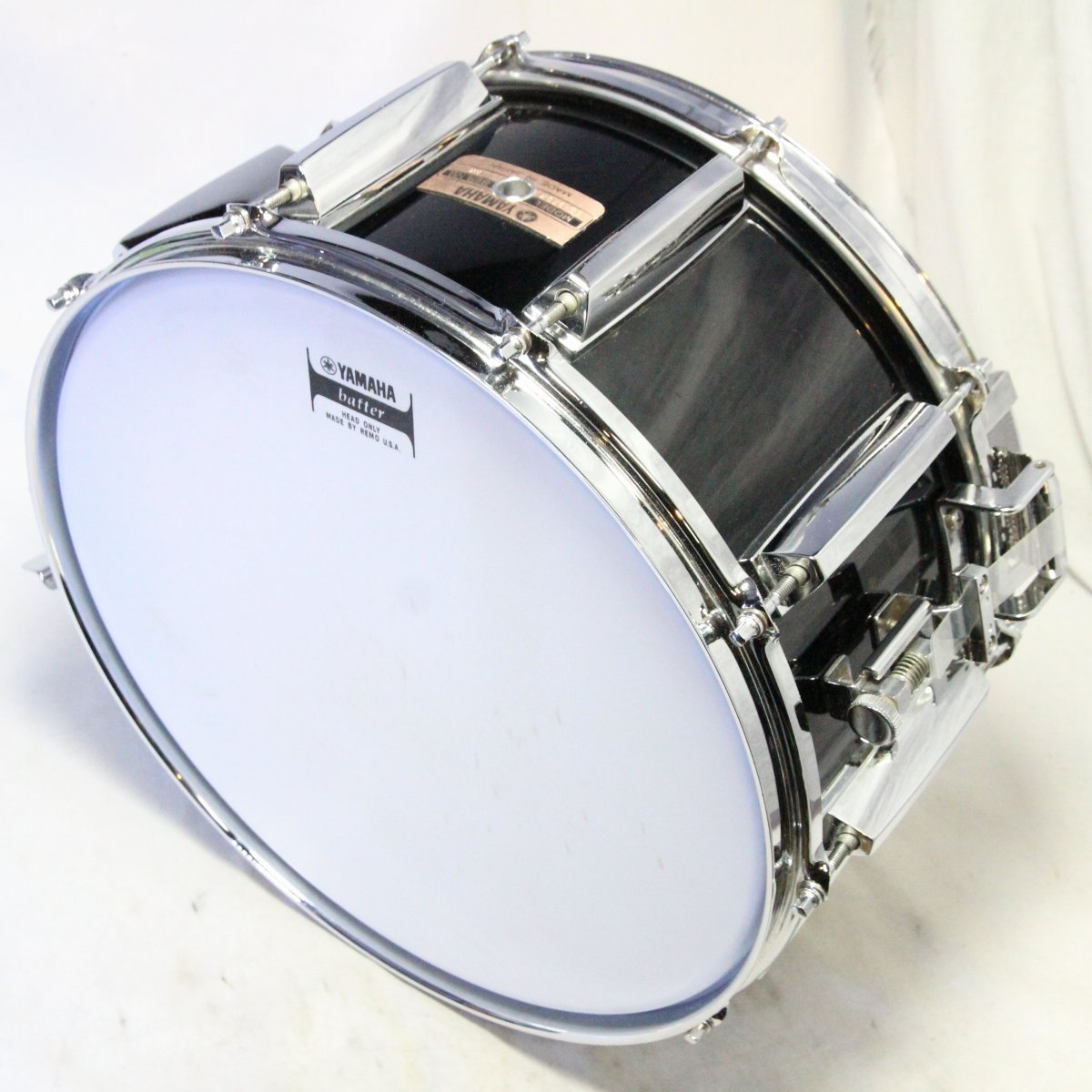 USED YAMAHA / SD-970RG YD-9000RD Snare 14×7 SOLID BLACK Yamaha Snare Drum [08]