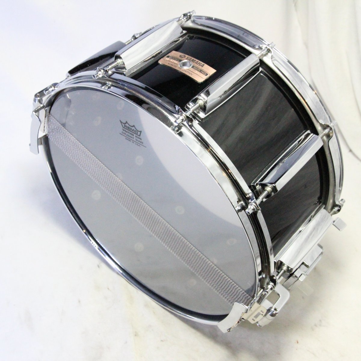 USED YAMAHA / SD-970RG YD-9000RD Snare 14×7 SOLID BLACK Yamaha Snare Drum [08]