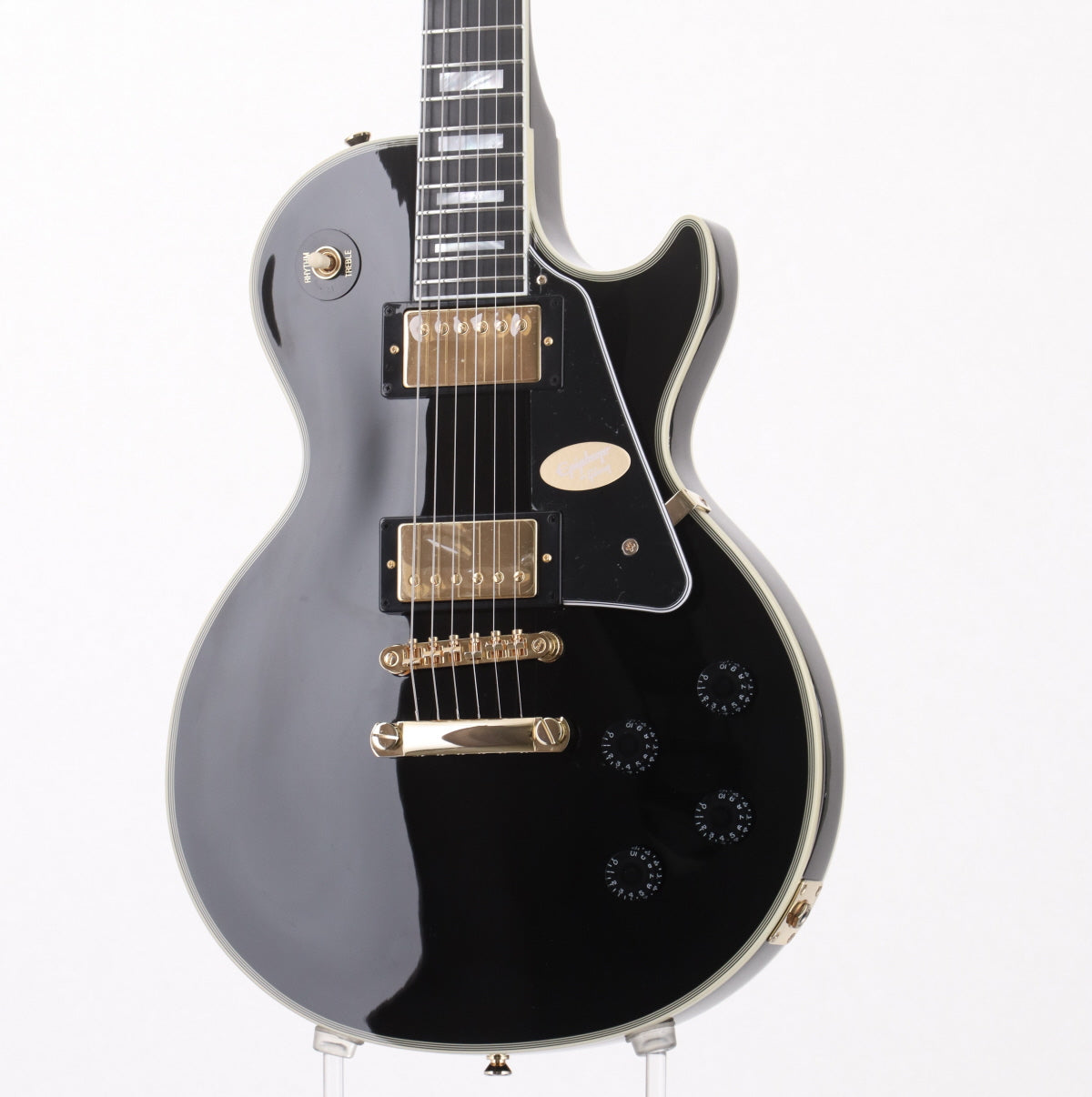[SN 24071520744] USED Epiphone / Inspired by Gibson Les Paul Custom Ebony 2024 [09]