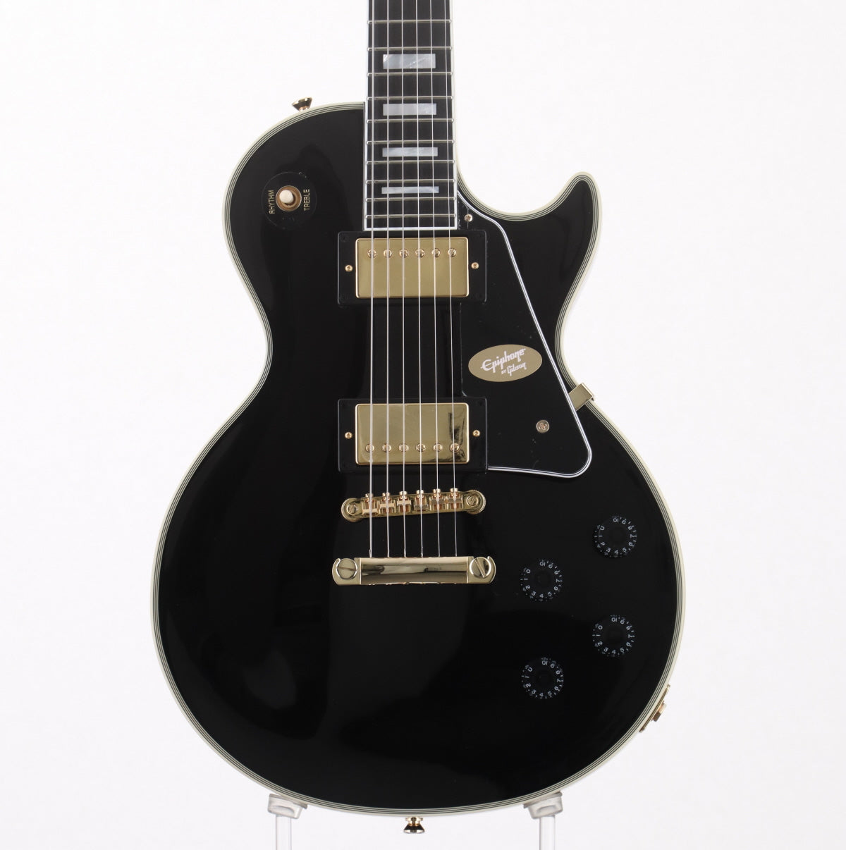 [SN 24071520744] USED Epiphone / Inspired by Gibson Les Paul Custom Ebony 2024 [09]