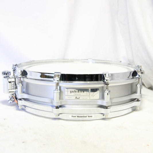 USED PEARL / YA1435-2 Yukihiro Signature 14x3.5 Pearl Pearl Snare Drum Case included [08]