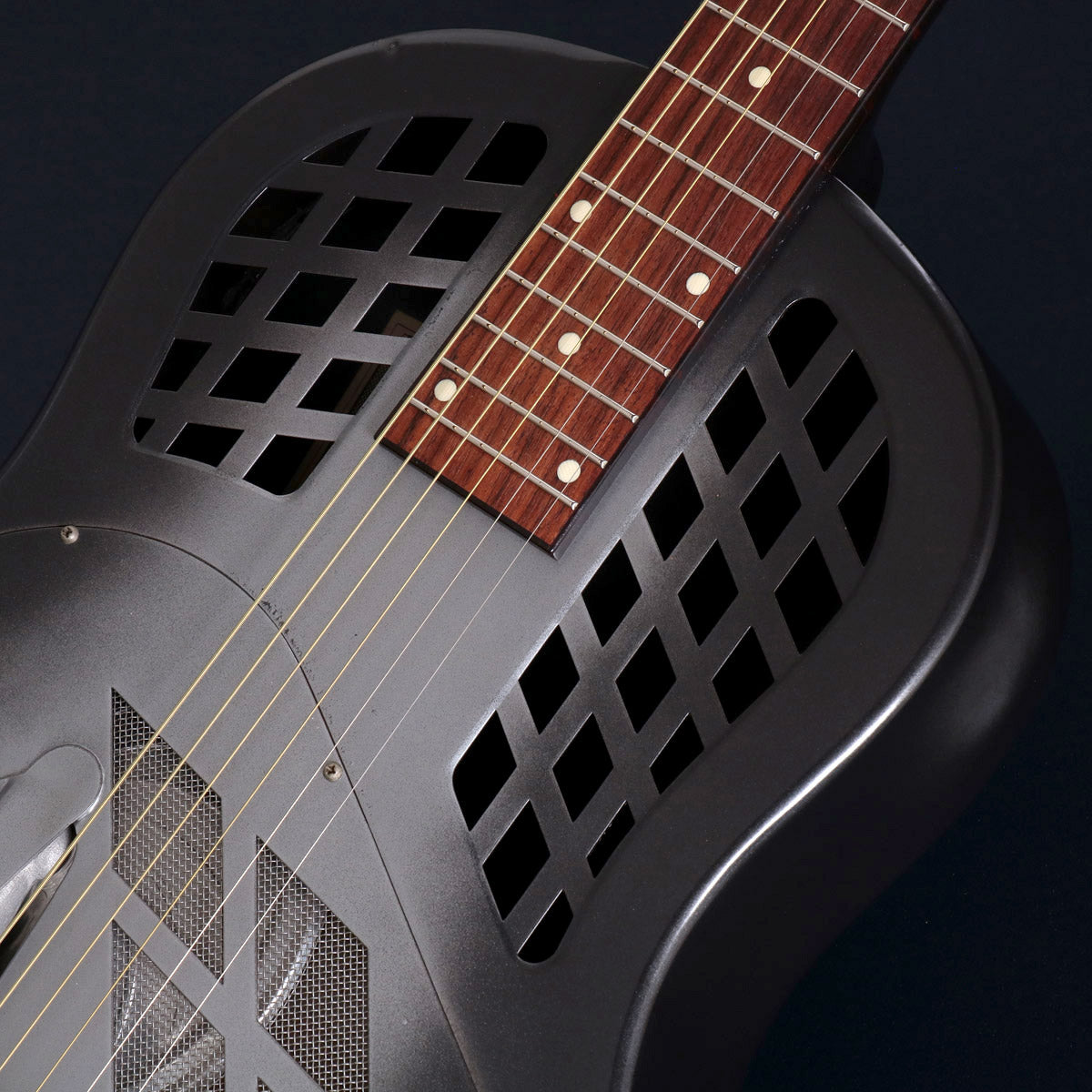 [SN P-047] USED National Reso-Phonic / Polychrome Tricone Grey Burst [1994] National Reso-Phonic Resonator Guitar [08]