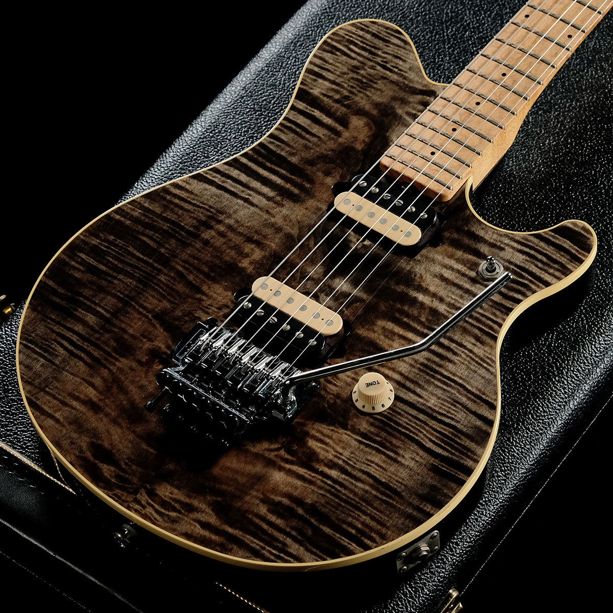 [SN 80097] USED Music man / 1991 EVH Signature Black Translucent [05]