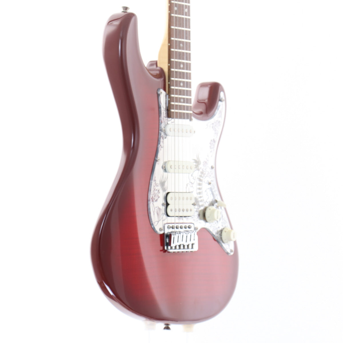 [SN FG09120800] USED FERNANDES / ENGRVE Chrome-Red [12]
