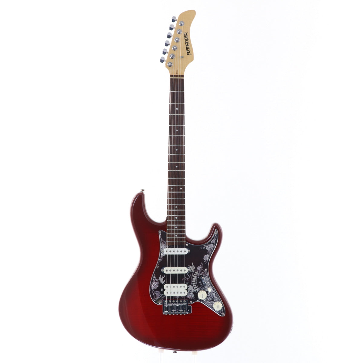 [SN FG09120800] USED FERNANDES / ENGRVE Chrome-Red [12]