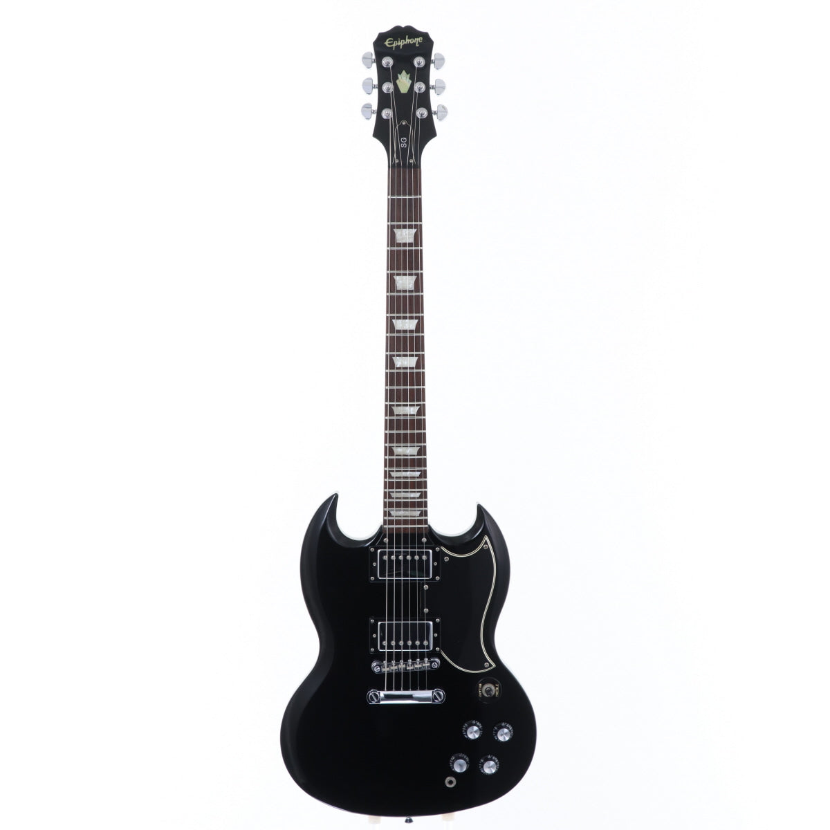 [SN EE06016025] USED Epiphone / G-400 Ebony [12]
