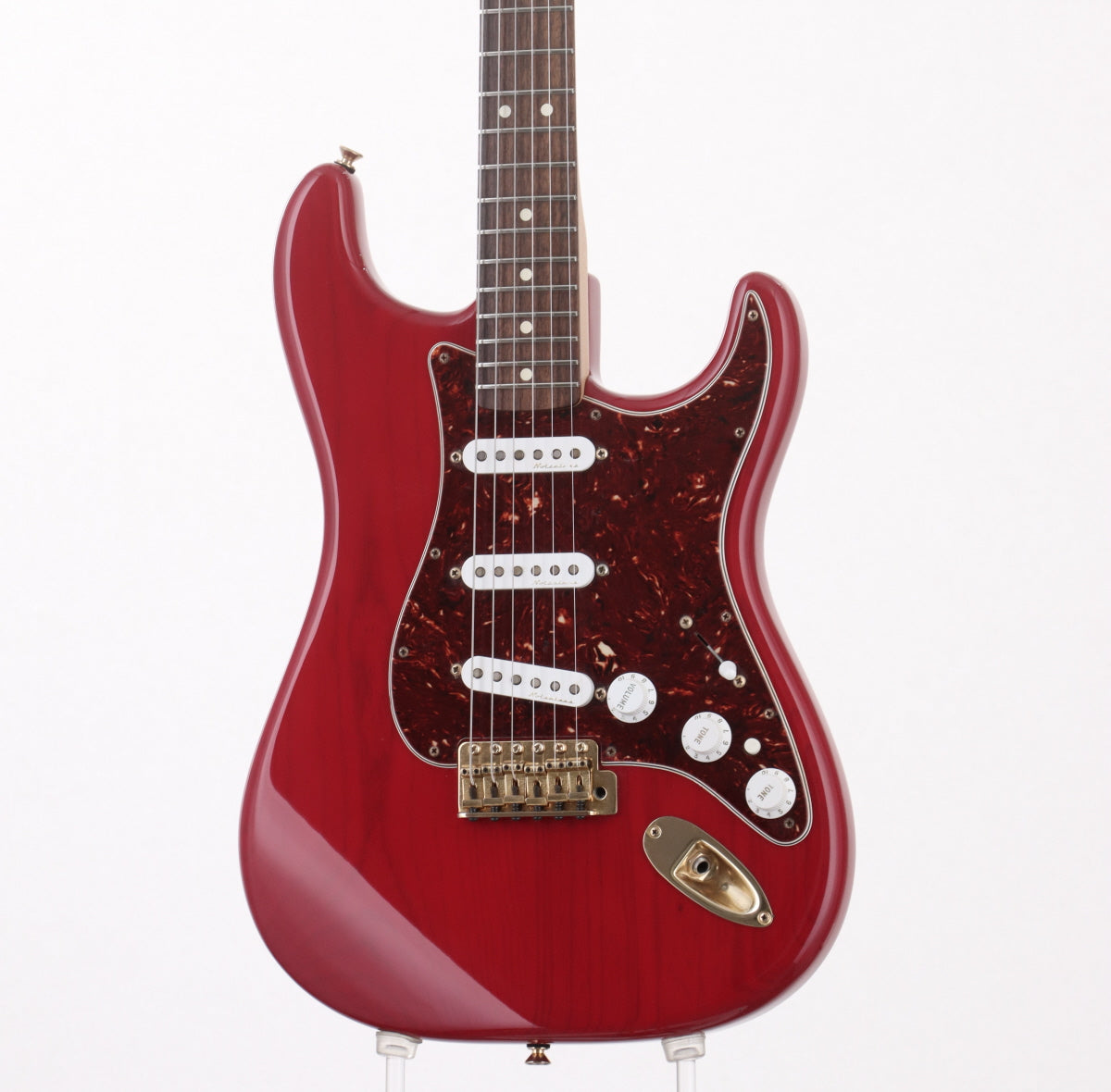 [SN MX11040682] USED Fender / Deluxe Players Strat Rosewood Fingerboard Crimson Red Transparent [3.36kg / 2012] Fender Strat [08]