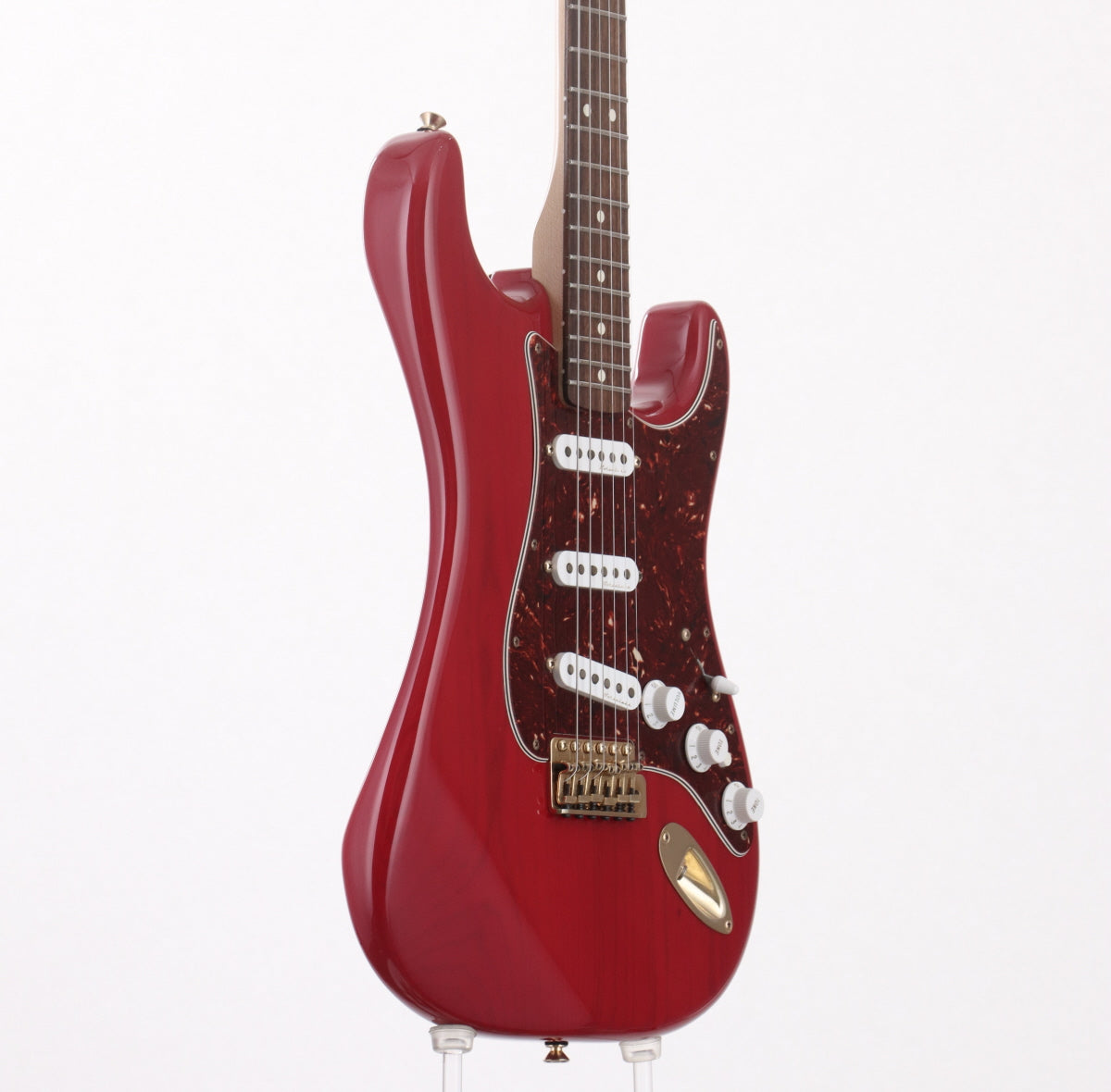[SN MX11040682] USED Fender / Deluxe Players Strat Rosewood Fingerboard Crimson Red Transparent [3.36kg / 2012] Fender Strat [08]