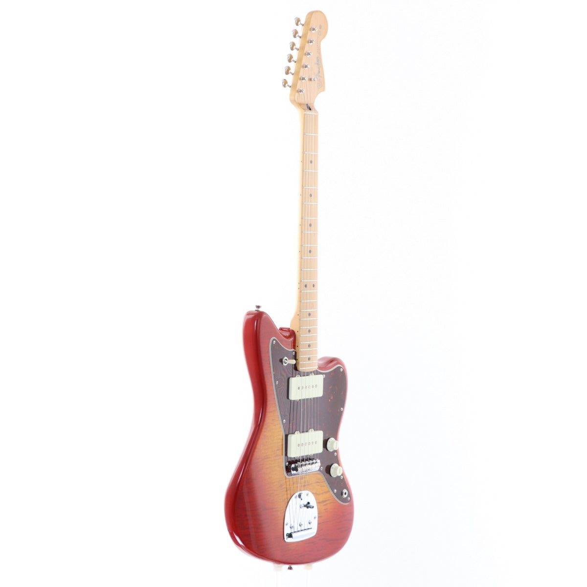 [SN JD24001364] USED Fender / 2024 Collection Made in Japan Hybrid II Jazzmaster Maple Fingerboard Flame Sunset Orange Transparent [11]
