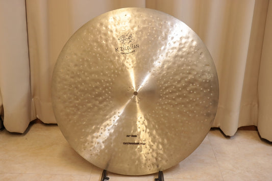 USED ZILDJIAN / K.CONSTANTINOPLE 22 THIN RIDE OVER HAMMERED 22" Zildjian Ride Cymbal [10]